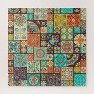 Seamless Islamic, Arabic tile pattern. Jigsaw Puzzle