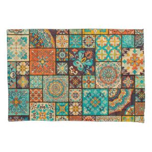 Seamless Islamic, Arabic tile pattern. Pillowcase