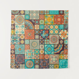 Seamless Islamic, Arabic tile pattern. Tapestry