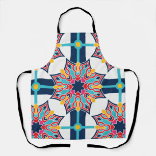 Seamless Islamic Art Colorful Apron