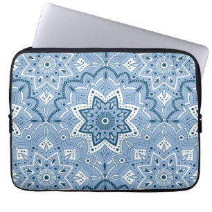 Seamless Islamic Colourful Blue  Laptop Sleeve