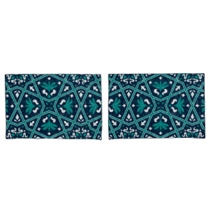 Seamless Islamic Colourful Ceramic  Pillowcase