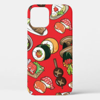 seamless Japanese food pattern