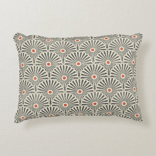 Seamless japanese vintage pattern on texture backg decorative cushion