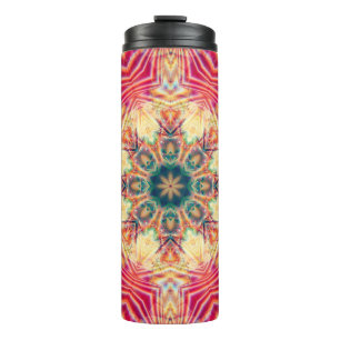 Seamless kaleidoscope colourful texture. Illustrat Thermal Tumbler