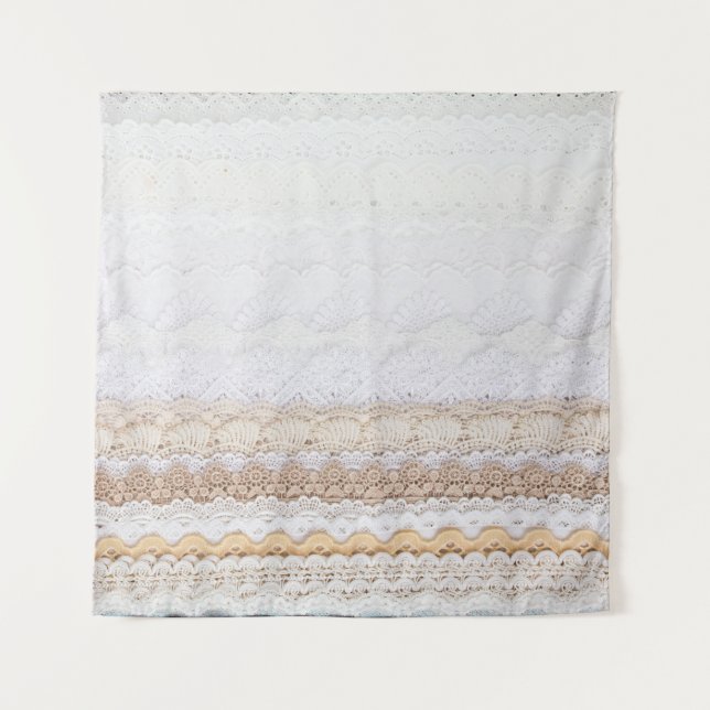 Seamless Lace Collection: Cloth Textures Tapestry (Front)