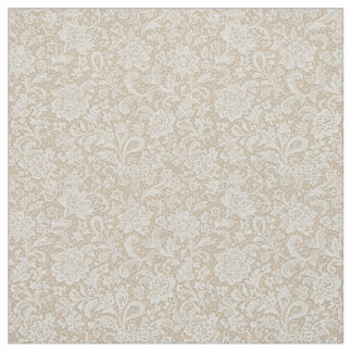 Seamless Lace Floral Pattern Fabric