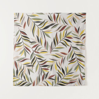 seamless leaves pattern on grey backgroundpattern, tapestry