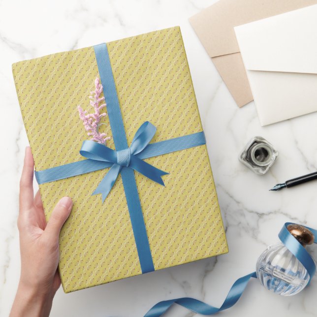 Seamless lemon pattern wrapping paper (Gifting)