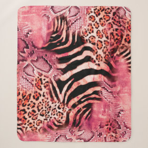 Seamless leopard pattern, abstract zebra. leopard, sherpa blanket
