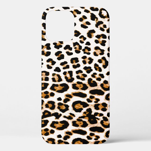 Seamless leopard texture, african animal print Case-Mate iPhone case (Back)