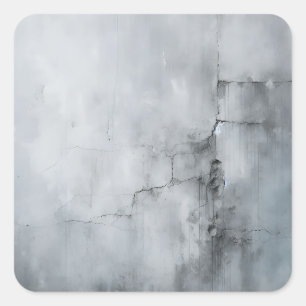 Seamless Light Gray Concrete Pattern Texture Square Sticker
