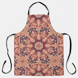 Seamless mandala pattern. Vintage decorative eleme Apron