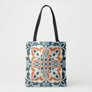 Seamless medallion Vintage multi color pattern Tote Bag