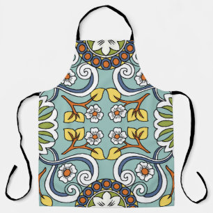 Seamless medallion Vintage multi colour pattern in Apron