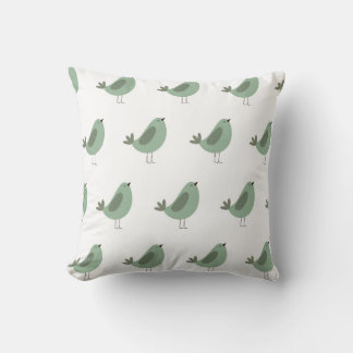 Seamless minimalist vector pattern of funny green  cushion