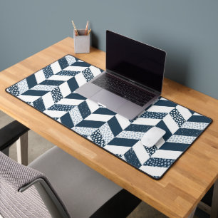 Seamless Modern Geometric Shapes Desk Mat