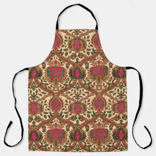 seamless mughal motif bunch pattern background apron