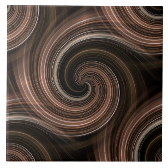 Seamless Multi Brown Ceramic Tile (Front)