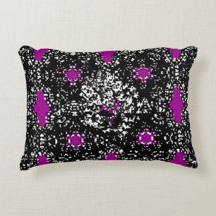Seamless oriental classic white pattern. Vintage a Decorative Cushion