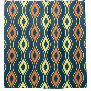 seamless ornamental pattern illustrationillustrati shower curtain
