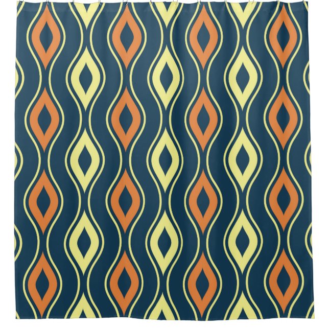 seamless ornamental pattern illustrationillustrati shower curtain (Front)