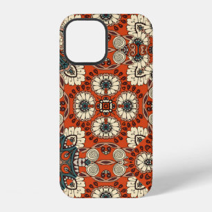 Seamless ornamental pattern with floral and paisle iPhone 12 case