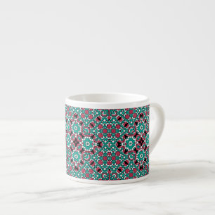 Seamless ornamental retro moroccan arabic vintage espresso cup