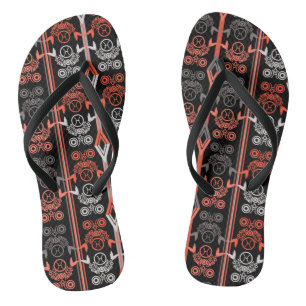 Seamless ornamental retro moroccan arabic vintage thongs