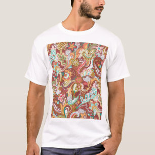 Seamless paisley: elegant background pattern. T-Shirt