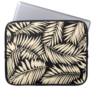 Seamless Palm Leaf Pattern in  Laptop Sleeve