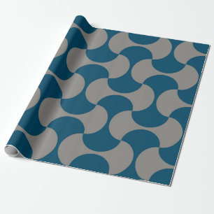 Seamless pastel pattern in 60s style. Wrapping pap Paper