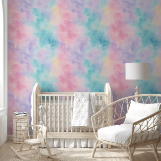 Seamless Pastel Watercolor Wallpaper