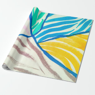 Seamless patchwork background with paisley and flo wrapping paper