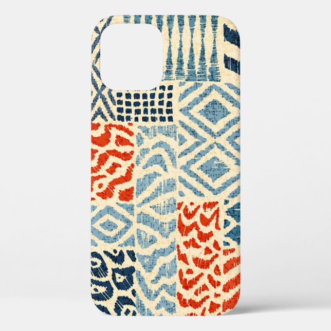 Seamless patchwork pattern. A collection of hand-d Case-Mate iPhone Case (Back)