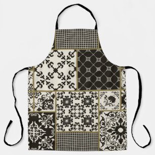 Seamless patchwork tile with Islam, Arabic, Indian Apron