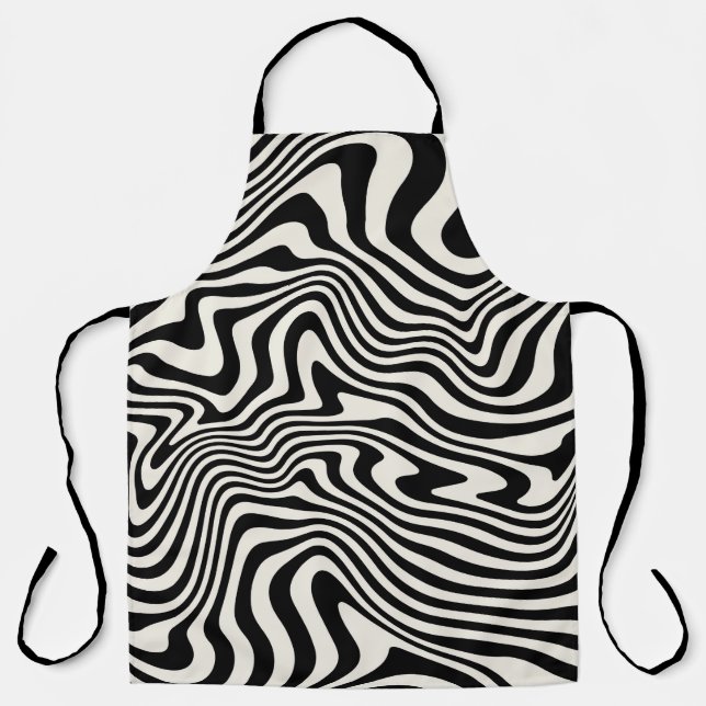  seamless pattern. Abstract striped texture with b Apron (Front)