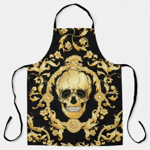 Seamless pattern, background In baroque, rococo, v Apron