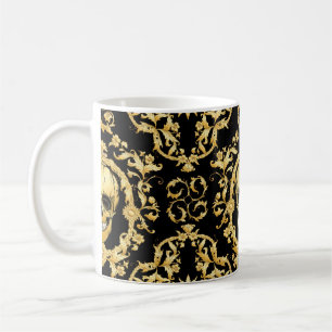 Seamless pattern, background In baroque, rococo, v Coffee Mug