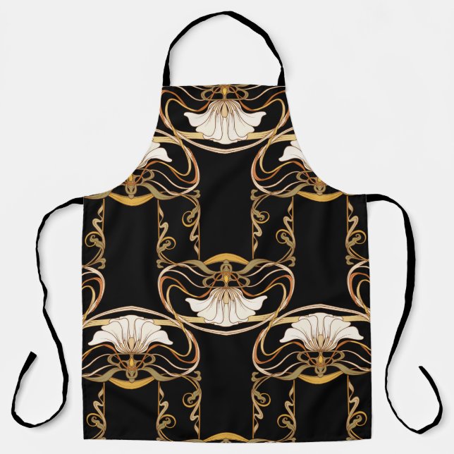 Seamless pattern, background with decorative eleme apron (Front)
