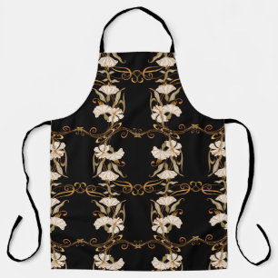 Seamless pattern, background with decorative eleme apron