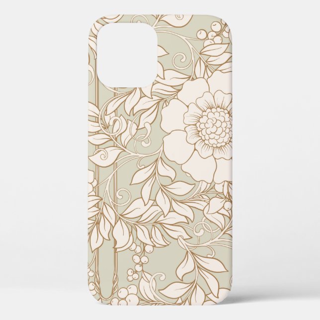 Seamless pattern, background with decorative flowe Case-Mate iPhone case (Back)