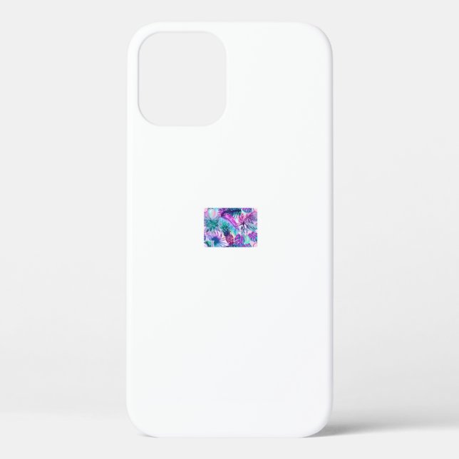 Seamless pattern, background with tropical plants, Case-Mate iPhone case (Back)
