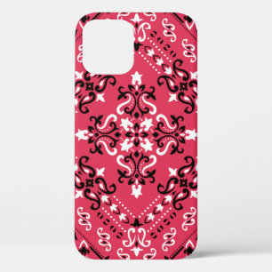 Seamless pattern based on ornament paisley Bandann iPhone 12 Case