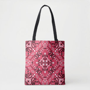 Seamless pattern based on ornament paisley Bandann Tote Bag