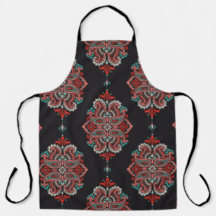 Seamless pattern based on traditional Asian elemen Apron