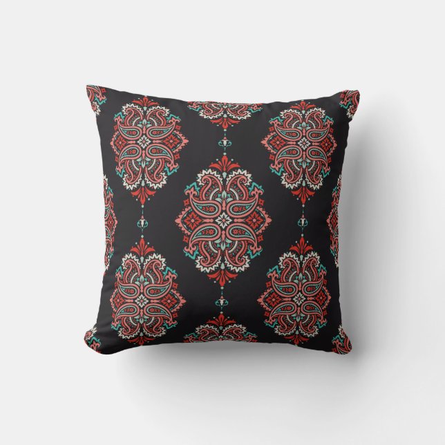 Seamless pattern based on traditional Asian elemen Cushion (Front)