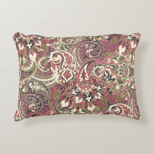 Seamless pattern based on traditional Asian elemen Decorative Cushion