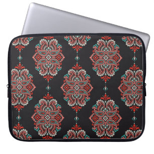 Seamless pattern based on traditional Asian elemen Laptop Sleeve