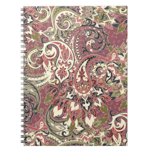 Seamless pattern based on traditional Asian elemen Notebook